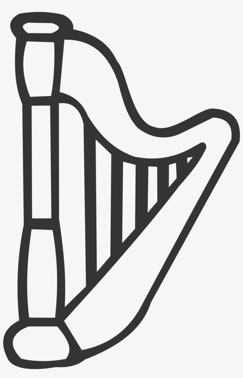 Harp, transparent png download