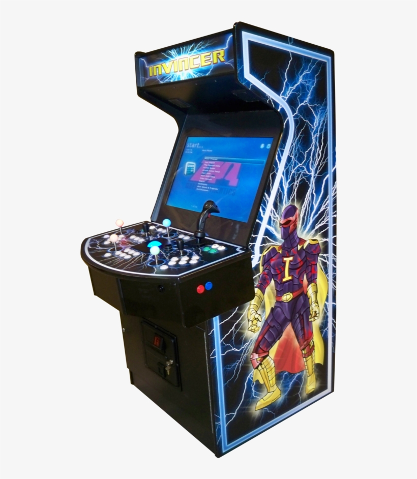 Arcade Machines Invincercab - Video Game Arcade Cabinet, transparent png download