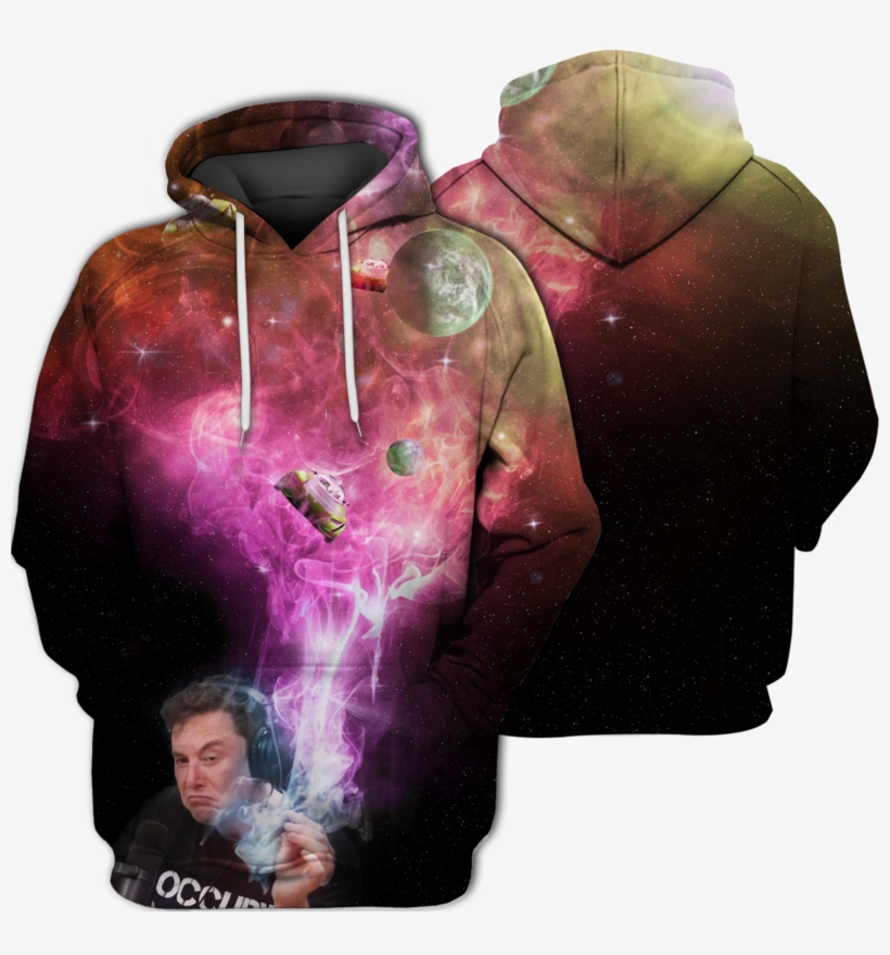 3d Elon Musk Smoking Out Space Roadster, transparent png download