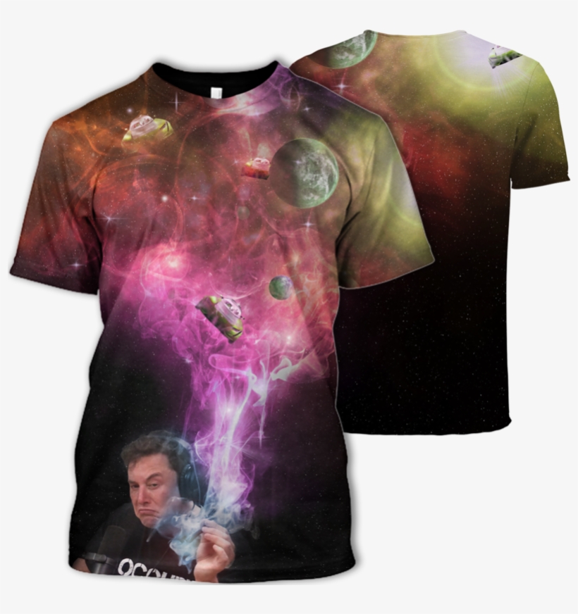 3d Elon Musk Smoking Out Space Roadster, transparent png download