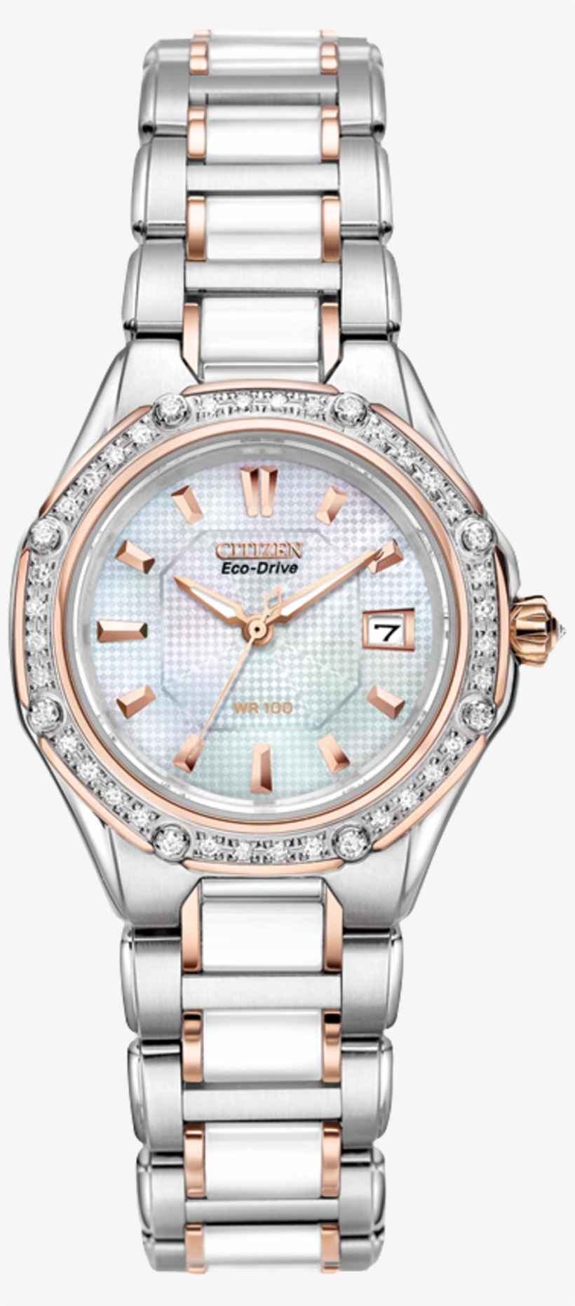 New Slightly Scratched 25% Off ** Band & Case Pins - Citizen Eco Drive Wr100 Women, transparent png download