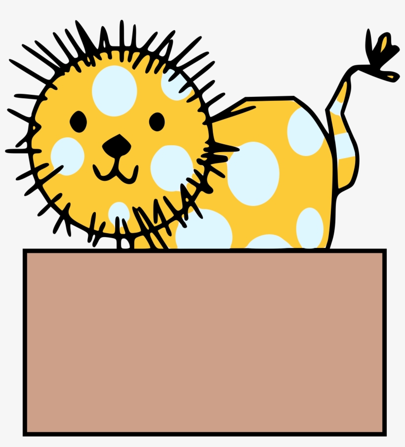 This Free Icons Png Design Of Lion In A Box, transparent png download