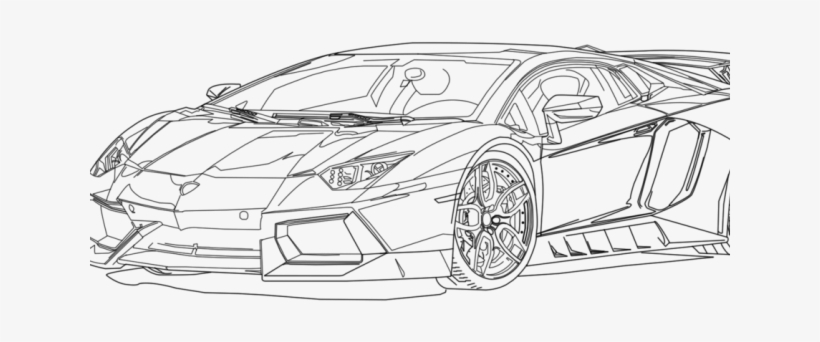 Lamborghini Aventador Clipart Lambo - Lamborghini Aventador, transparent png download