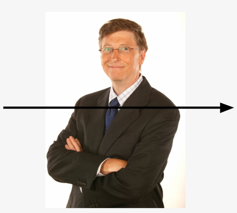 Bill Gates Was Born October 28, - Bill Gates We Always Overestimate, transparent png download