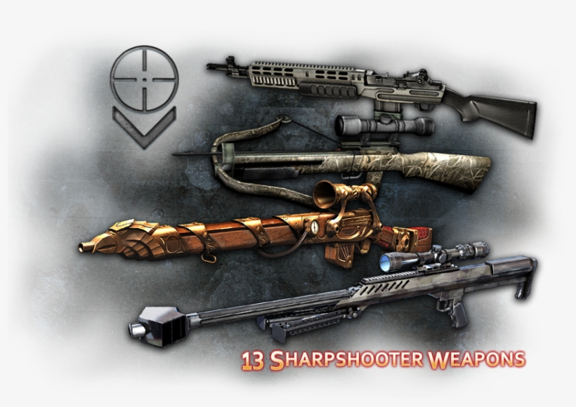 Sharpshooter Weapons Png - Firearm, transparent png download