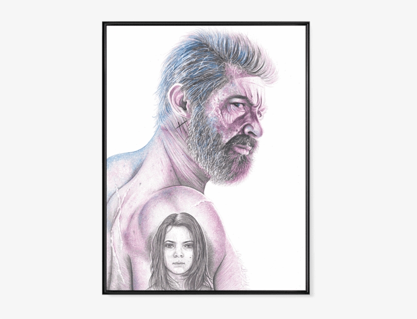 Inked - Logan Poster - Sketch, transparent png download