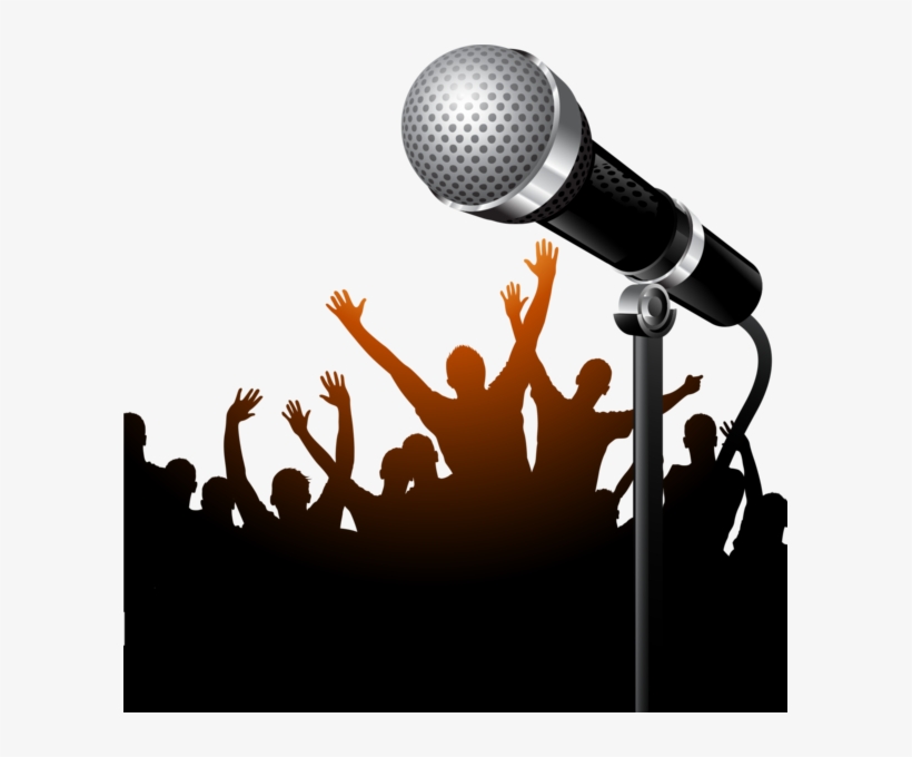 Audience - Free Microphone, transparent png download