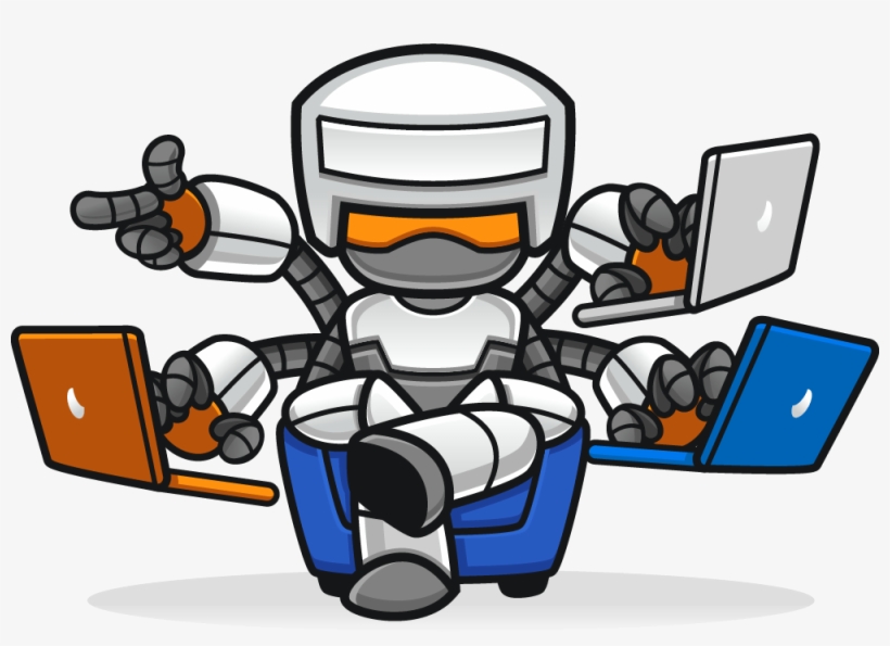 Wow Fishing Bot Mascot - Cartoon, transparent png download
