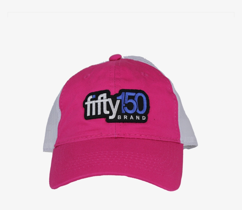 Pink/white Dad Hat - Baseball Cap, transparent png download