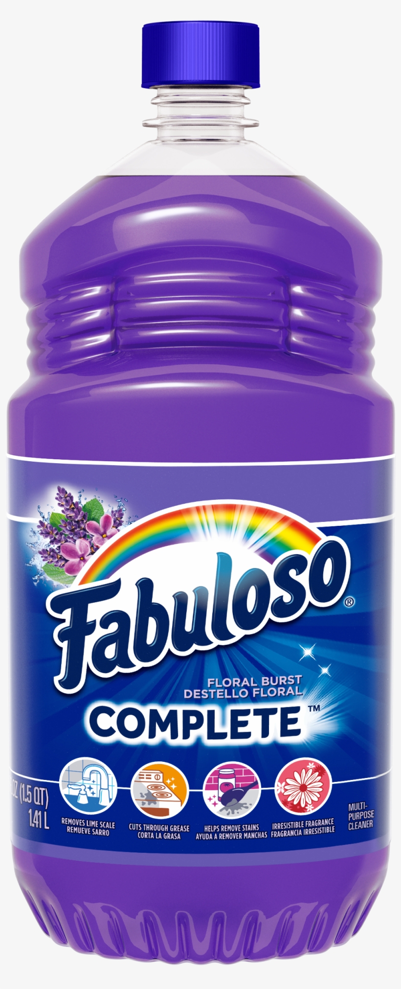 Fabuloso Complete All-purpose Household Cleaner, Floral - Fabuloso, transparent png download