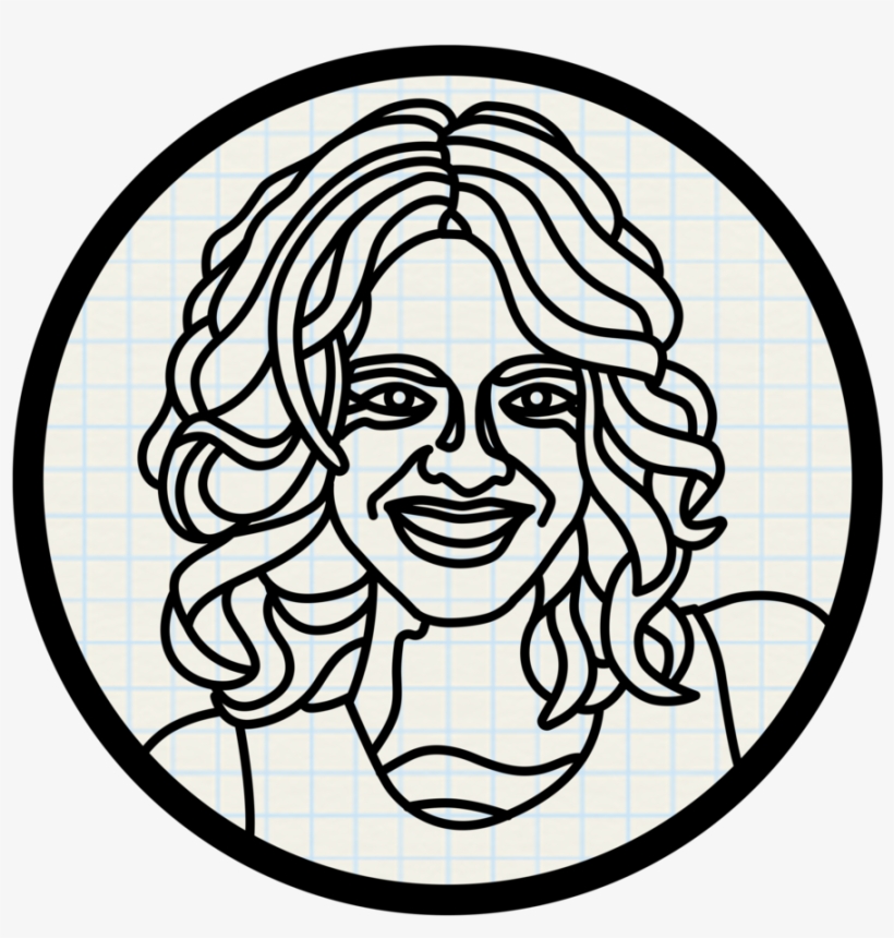 Portrait Kendra Gridpaper Circle - Circle, transparent png download