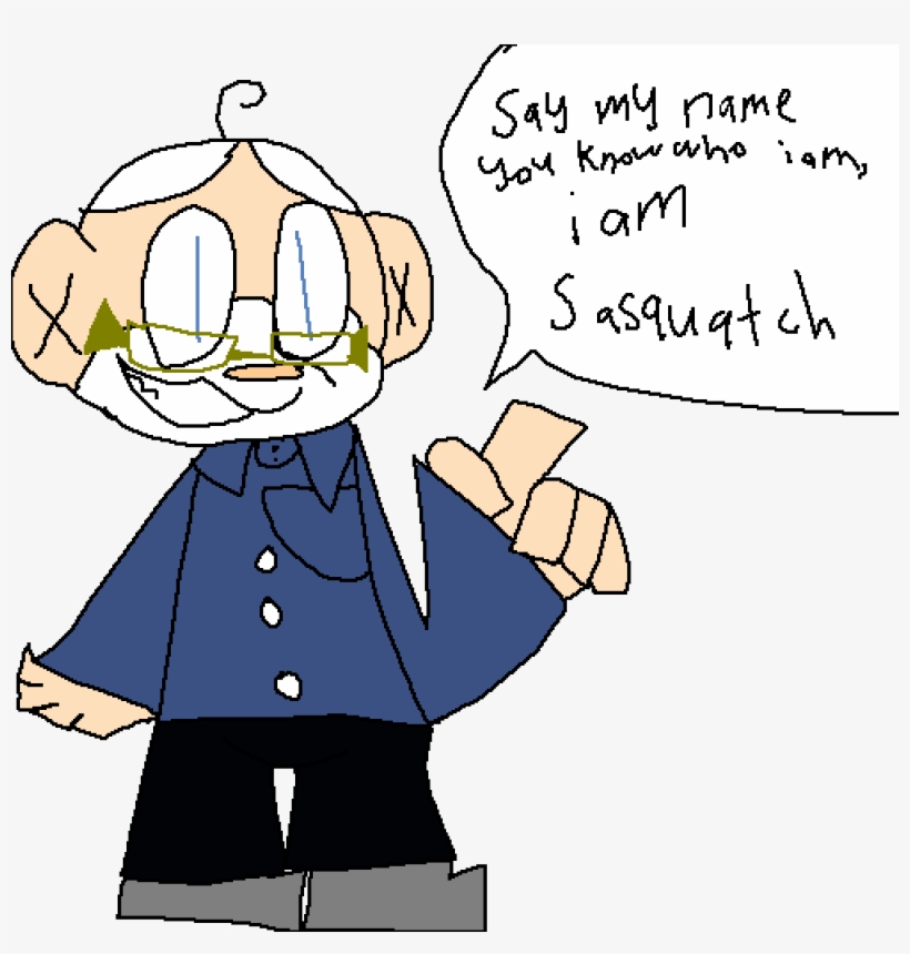 I Am Sasquatch - Cartoon, transparent png download