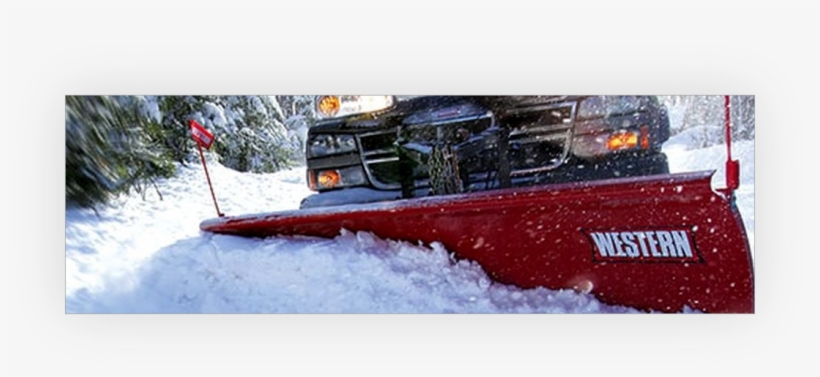 Snow Plowing Shovel - Western Snow Plow, transparent png download