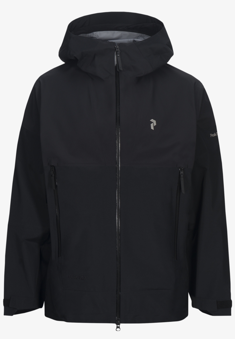 Men's Mondo Gore-tex Outdoor Jacket Black, transparent png download