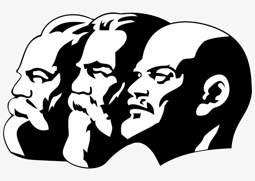 Kétszáz Éve Született Karl Marx - Marx Engels Lenin Png, transparent png download