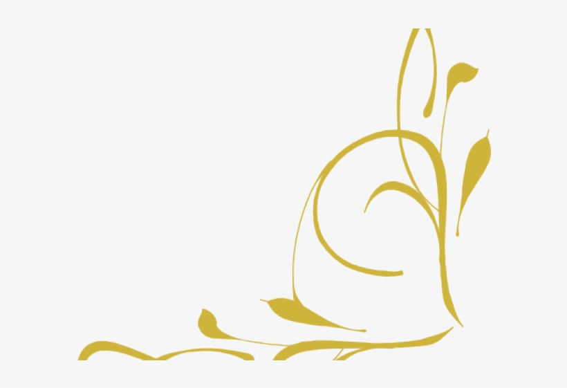 Corner Purple Floral Png, transparent png download