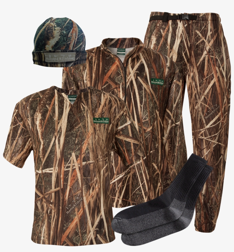 Hunting & Fishing New Zealand Men's Matuku Fleece Camo - Hunting And Fishing Camo Clothing, transparent png download