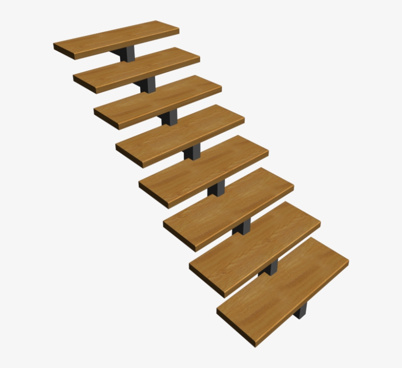 3d Staircase - Plywood, transparent png download