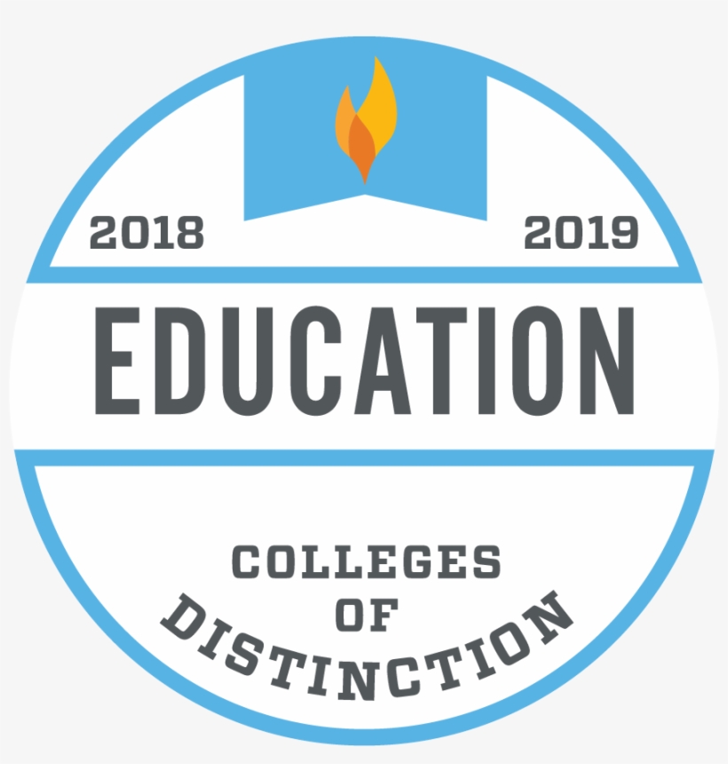 Colleges Of Distinction Education Badge - Colleges Of Distinction, transparent png download