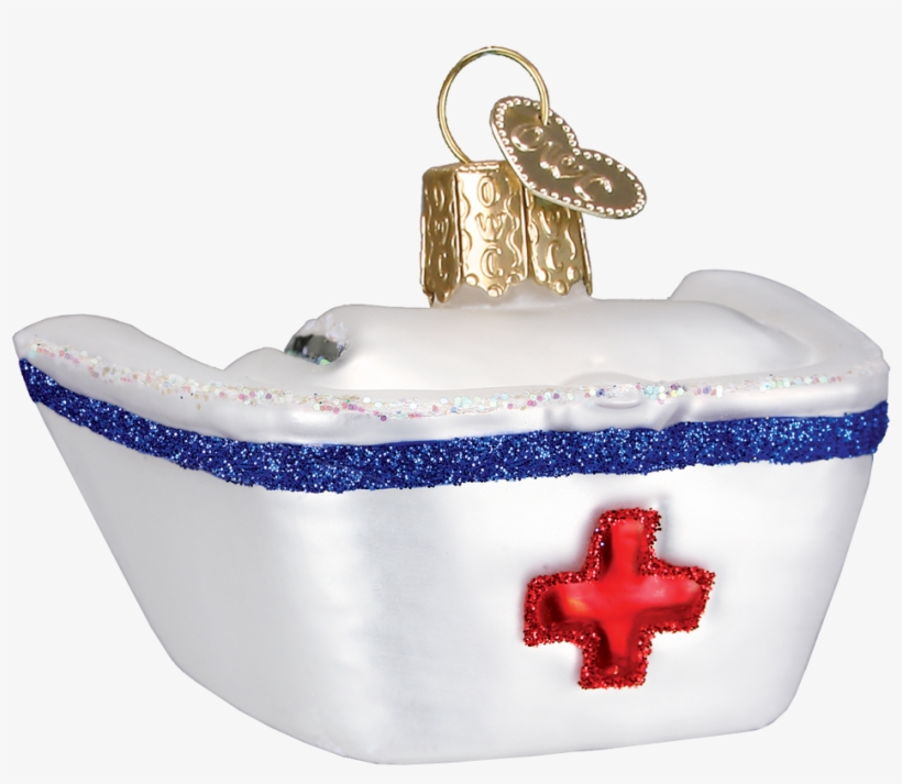 Picture Of Nurse's Cap - Christmas Ornament, transparent png download
