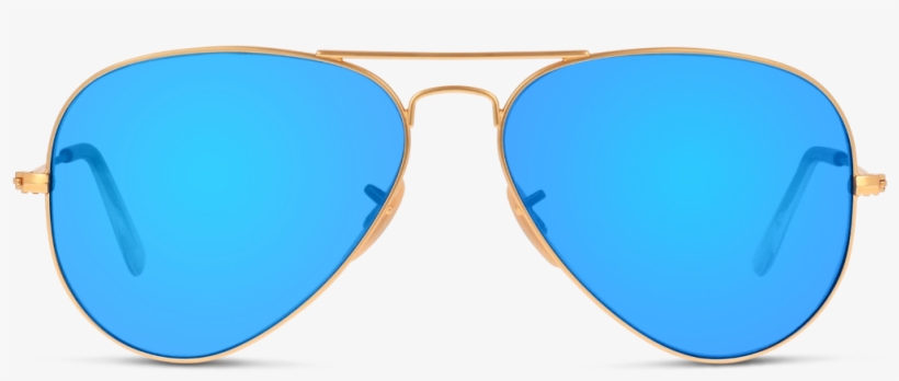Front View - Rb3025 Aviator Large Metal 001 3e 55014 2n, transparent png download