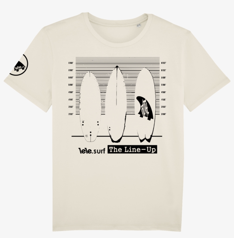 Surf T-shirt Men, The Line Up - Surfing, transparent png download