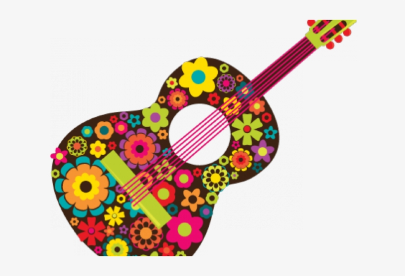 Guitare Hippie, transparent png download
