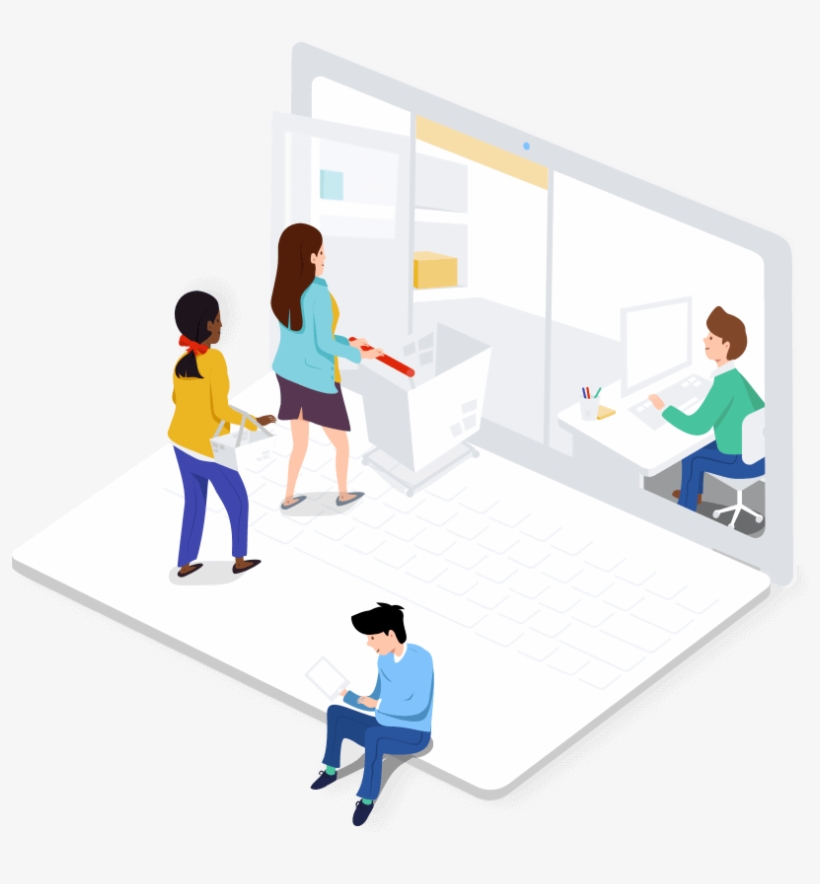 Ecommerce - Cartoon, transparent png download