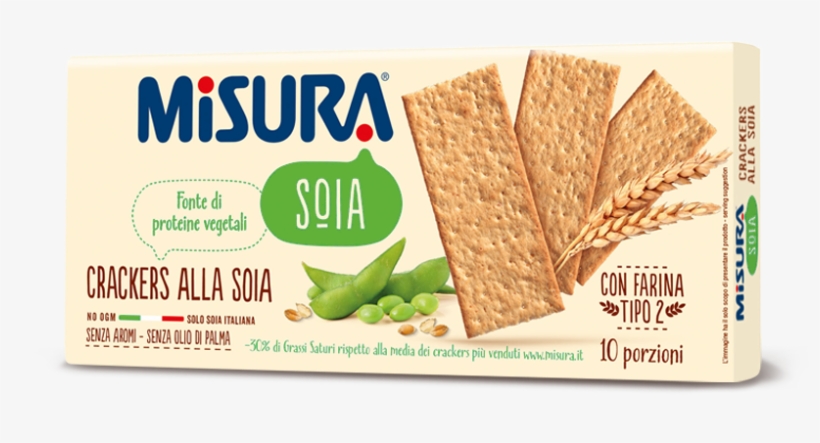 Pack Crackers Alla Soia - Misura Soia, transparent png download