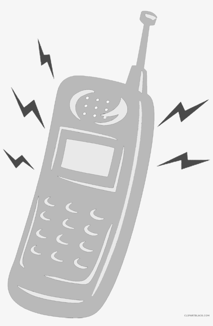 Svg Royalty Free Clipartblack Com Tools Free Black - Ringing Cell Phone Clipart, transparent png download