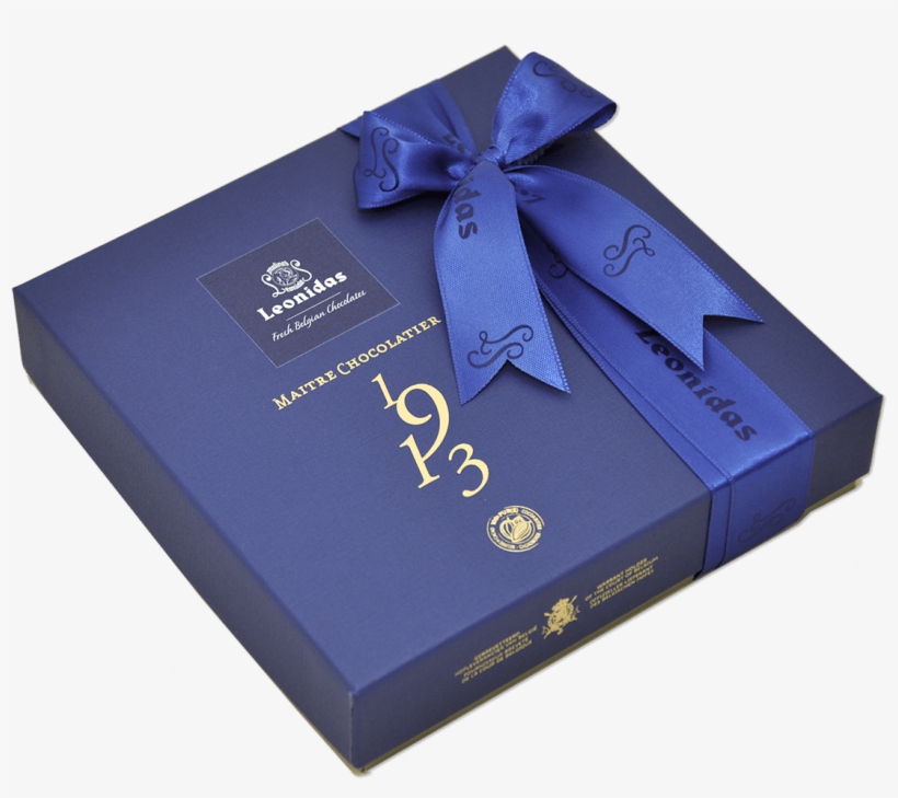 Small Blue Signature Gift Box - Box, transparent png download