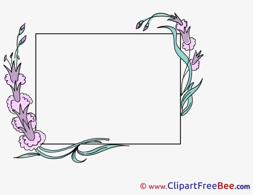 Beautiful Flowers Printable Frames Images Illustration Transparent Png 2300x1725 Free Download On Nicepng nicepng