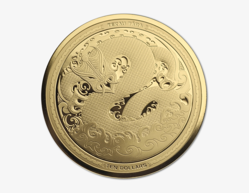 2017 Taniwha 1oz Gold Proof Coin - Coin, transparent png download