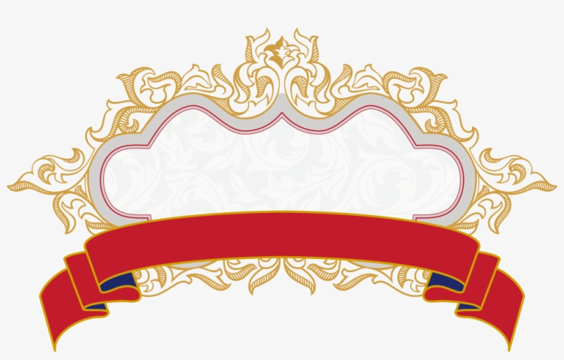 Jpg Library Logo Wedding Ribbon Red And Patterns Transprent - Png Vector Wedding Ribbons Collection, transparent png download