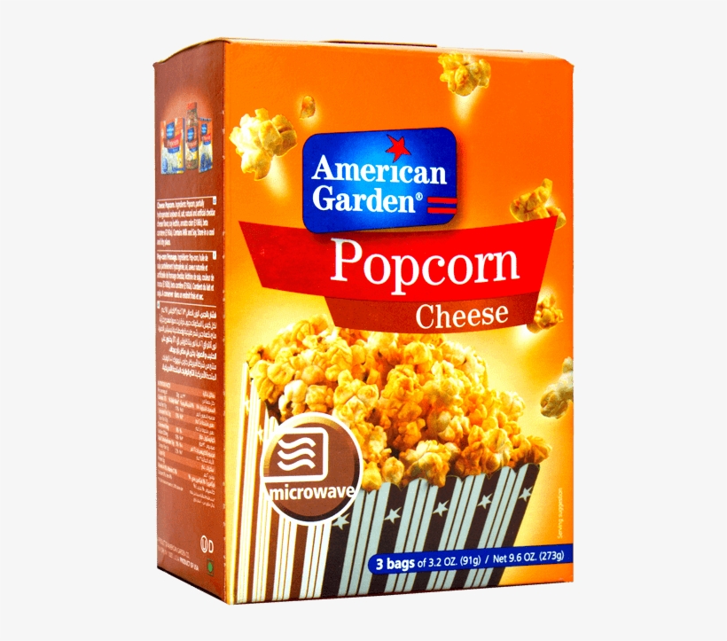 American Garden Popcorn Cheese 273g - American Garden Popcorn Microwave, transparent png download
