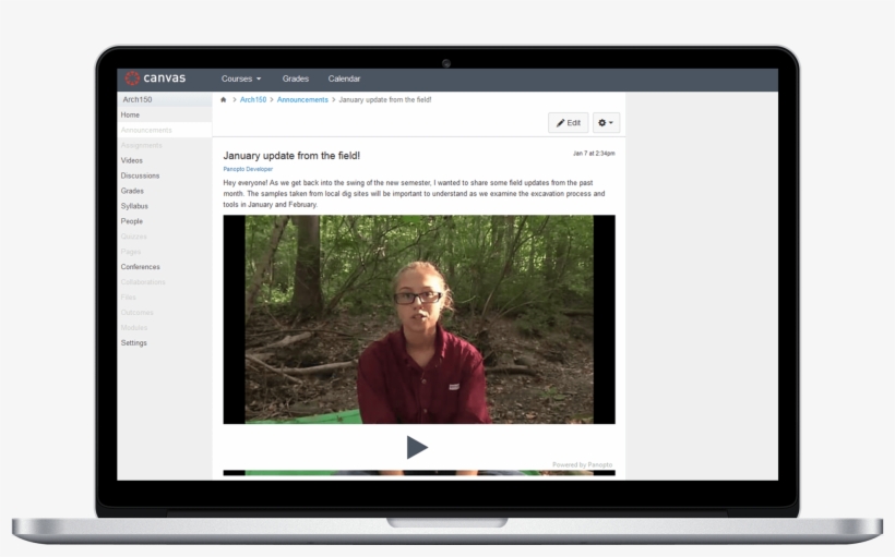 Video For Instructure Canvas - Led-backlit Lcd Display, transparent png download