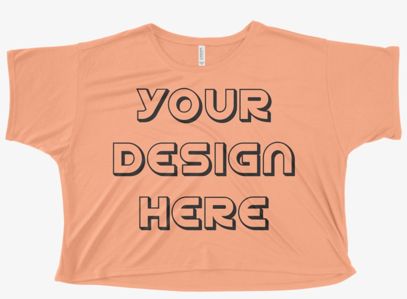 Bella Canvas 8881/8850 Women's Tshirt Mockups - Blouse, transparent png download