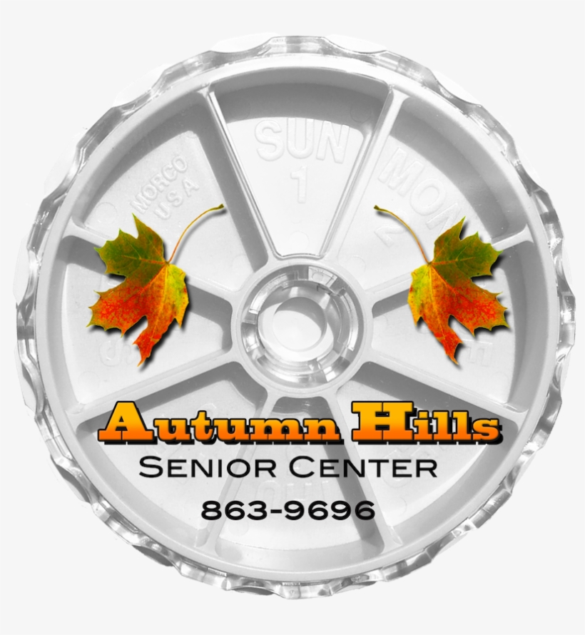 Full Color Seven Day Med-minder - Circle, transparent png download