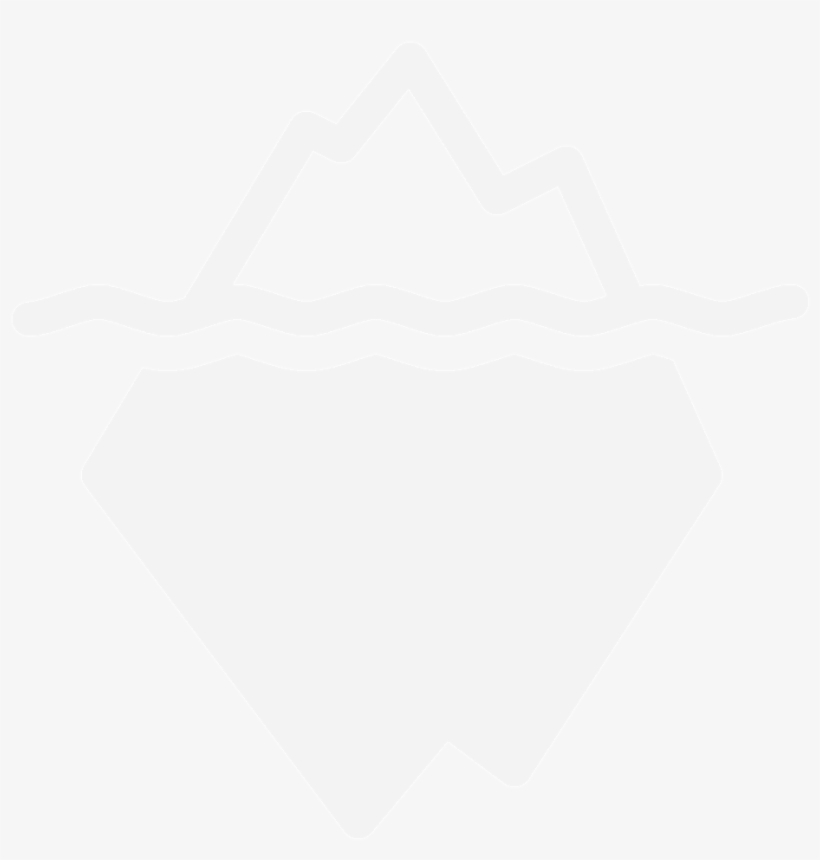 Iceberg Icon - Coaching, transparent png download
