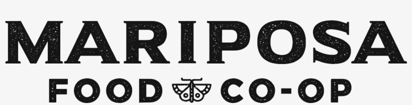 Mariposa Horizontal Logo-01 - Mariposa Food Coop Logo, transparent png download