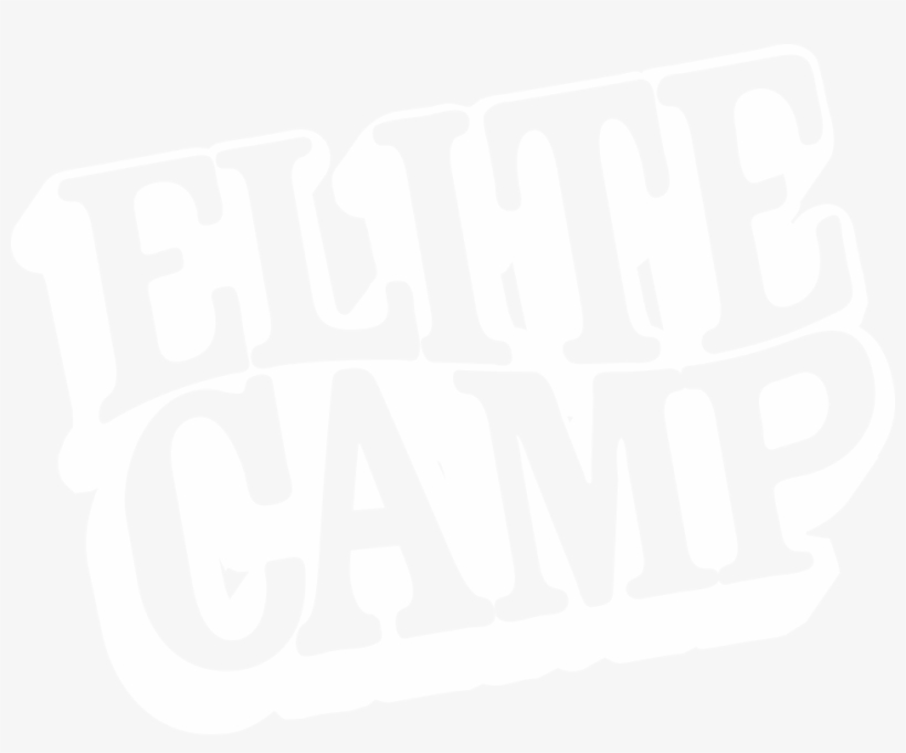 Elitecamplogo White - Poster, transparent png download