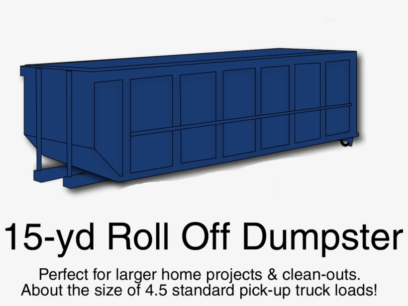 15yd - Shipping Container, transparent png download