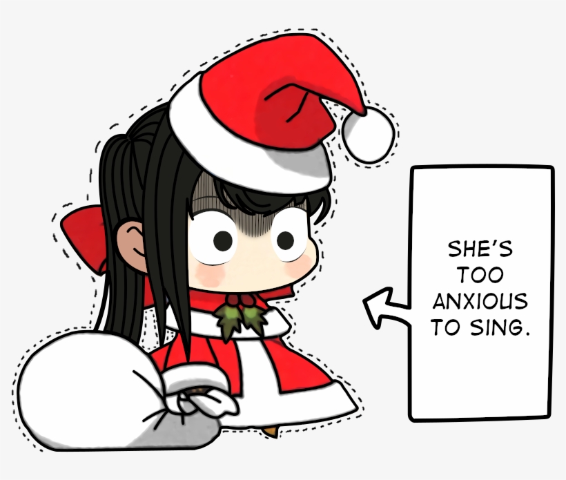 Komi-san Was Asked To Sing For Christmas By Naizuri77 - Padoru Padoru Komi San, transparent png download