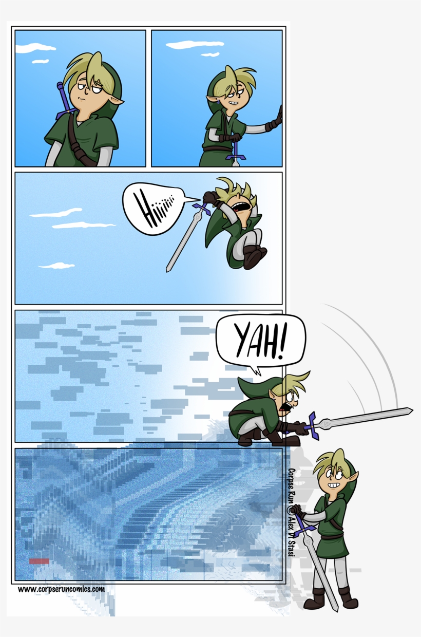 Corpse Run - Legend Of Zelda Breath Of The Wild Comics, transparent png download