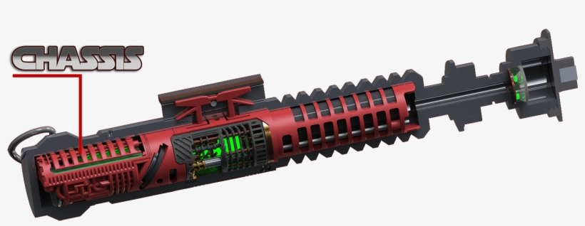 Enhance Your Lightsaber Building Experience - 3d Printed Lightsaber With Electronics, transparent png download