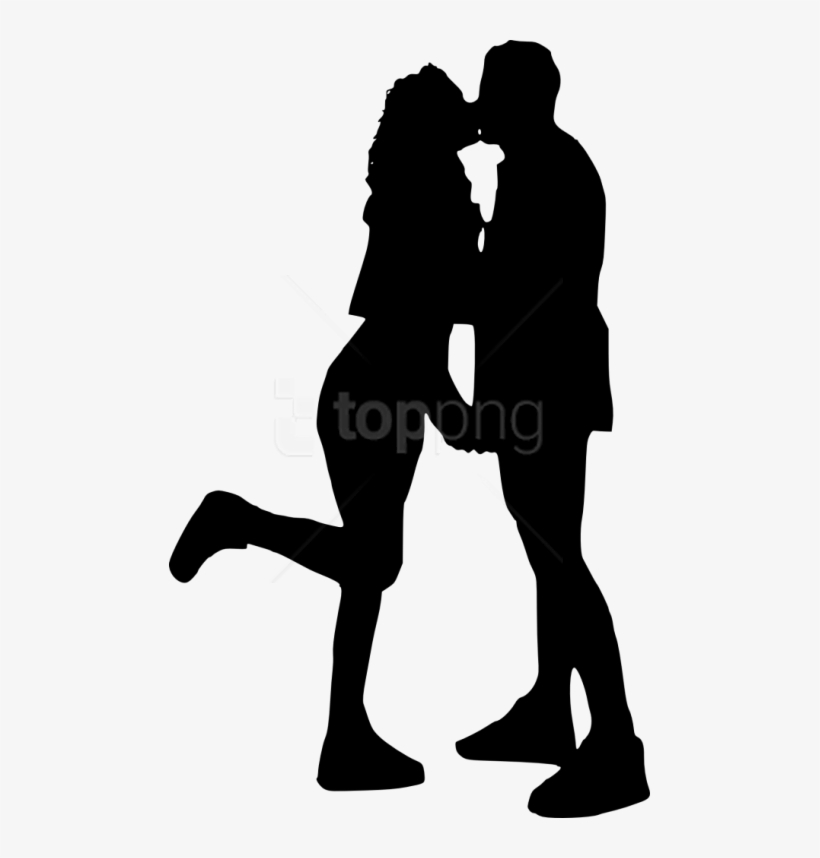 Free Png Couple Silhouette Png - Transparent Couple Silhouette Png, transparent png download