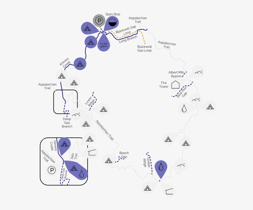 Important The Camping Areas And Shelters Shown May - Diagram, transparent png download