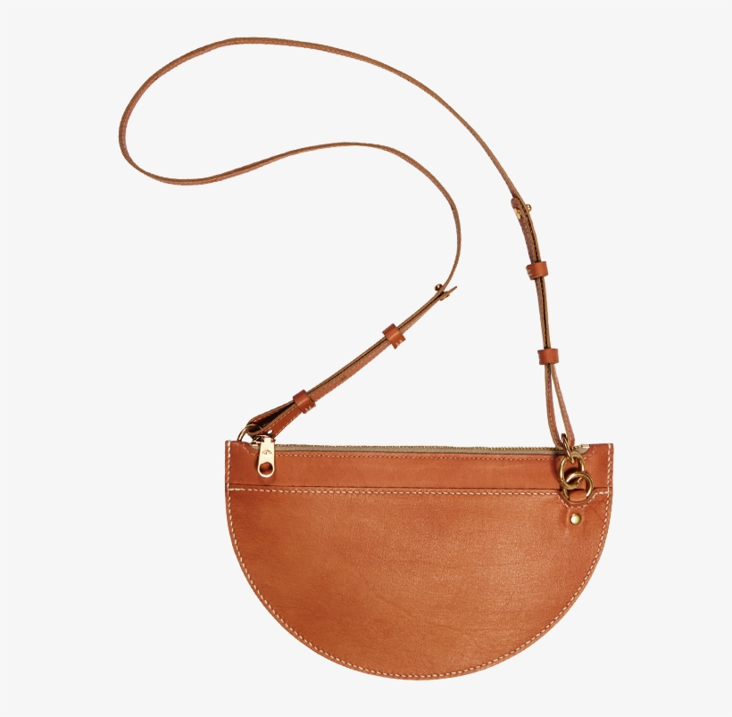 M Crescent Moon Bag / Bark - Suede, transparent png download