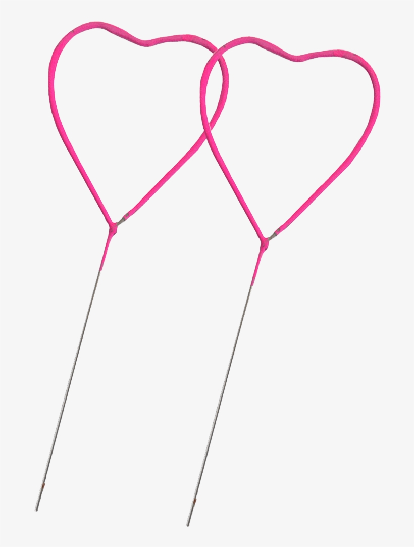 12 Inch Gold Heart Shape Sparklers - Heart, transparent png download