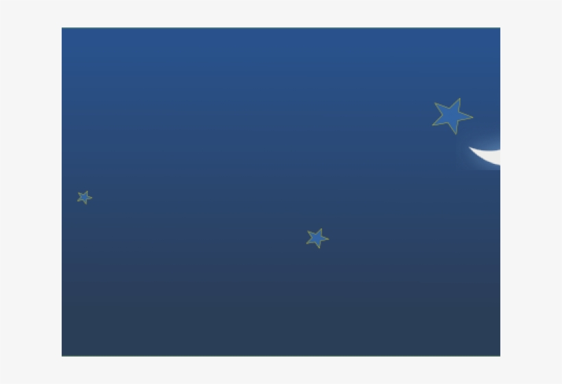 Starry Sky Clipart Background - Moon, transparent png download